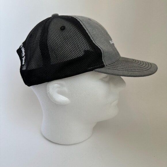 Barrel Associates International Trucker Hat HS Platinum Series Snapback Cap Gray - Picture 3 of 9